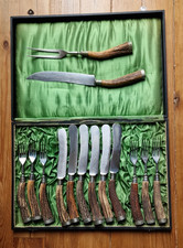 altes Jagdbesteck Hirschhorn