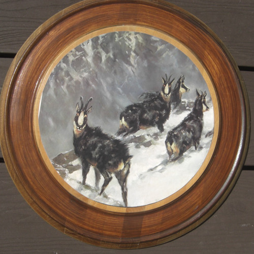 Alte schützenscheibe jagd - alte,