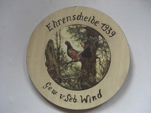 Alte schützenscheibe jagd - alte,