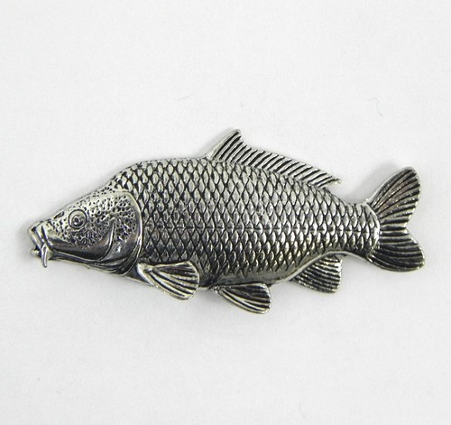 Karpfen pin anstecknadel - karpfen,