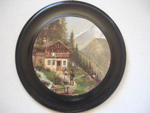 Alte schützenscheibe motiv - alte,