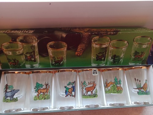 Schnaps stamperl hubertus - schnaps,